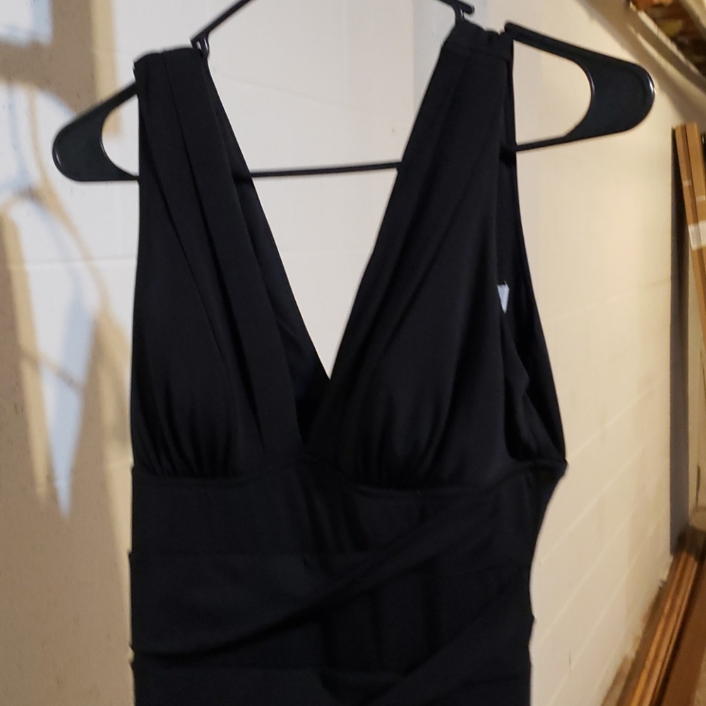 Black sexy mini dress